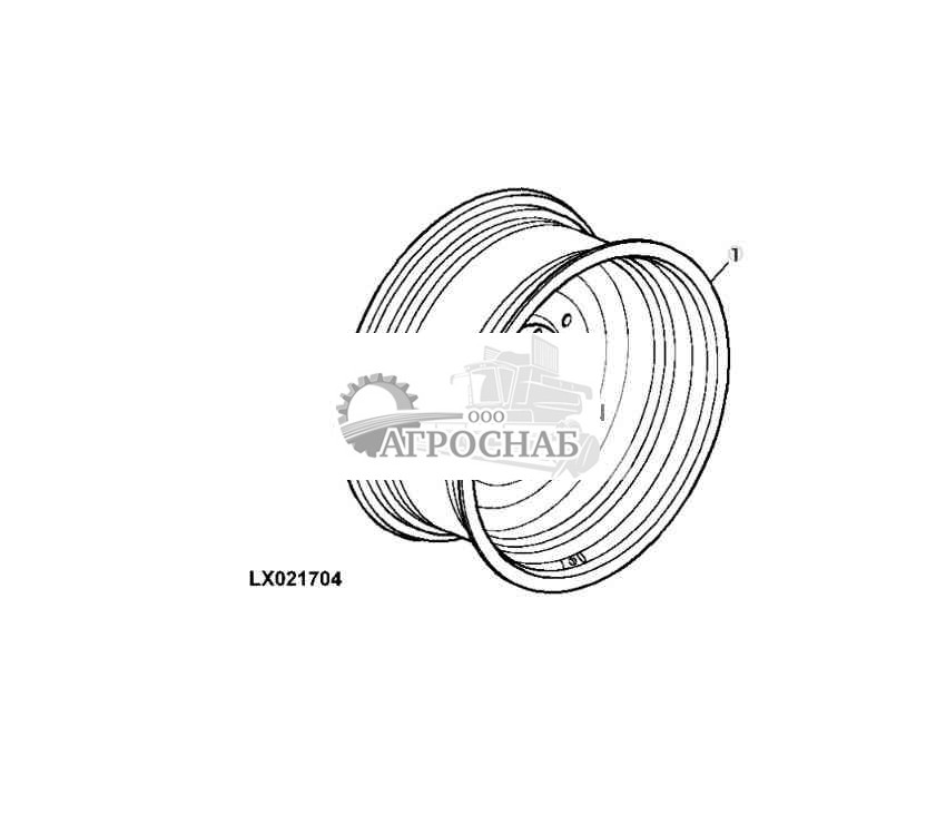 ЗАДНИЕ КОЛЕСА СО СТАЛЬНЫМИ ДИСКАМИ 